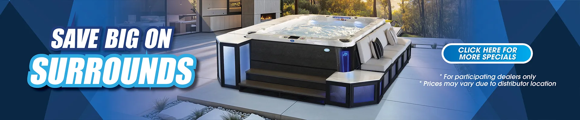Calspas hot tub being used in a family setting - Myrtle Beach