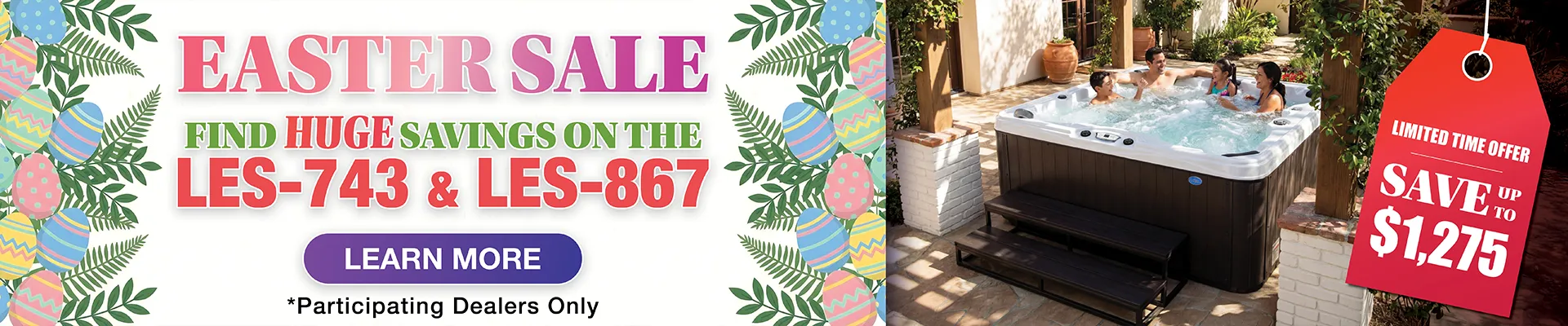 Calspas hot tub being used in a family setting - Myrtle Beach